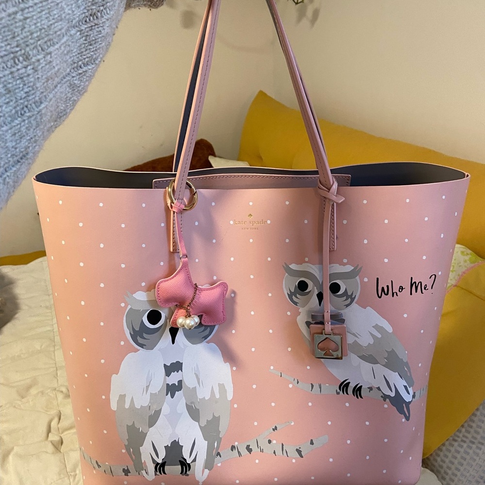 Kate Spade Pink Owl Tote